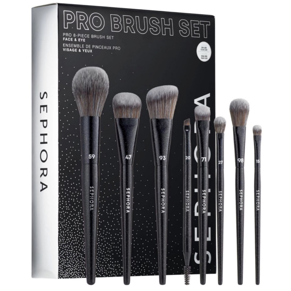 Sephora Collection 
PRO Brush Set
All full size 
Brand New in box